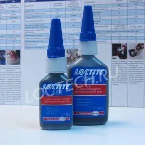 Клей упрочнённый, термо/вибростойкий, черный Loctite 480