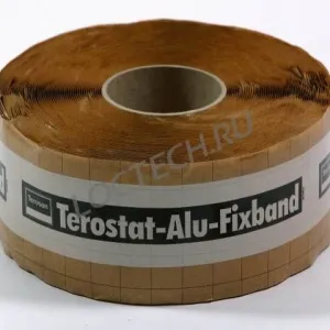 Terostat-Alu-Fixband - герметизирующая бутиловая лента с алюминиевым покрытием